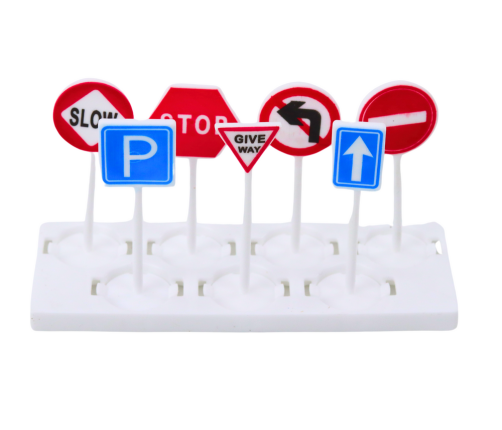 Lora Tow Truck Race Track 2in1 Lights Sounds Signs Cars Blue