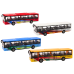 City bus with friction drive, 15 cm, metal