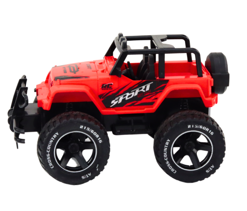 Toy Car Remote Controlled Off-Road Car RC 1:18 Red