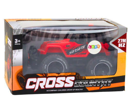 Toy Car Remote Controlled Off-Road Car RC 1:18 Red