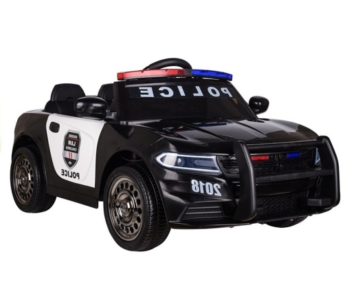 Police Electric Ride-On Car - Black