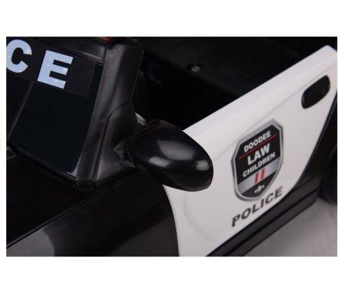 Police Electric Ride-On Car - Black