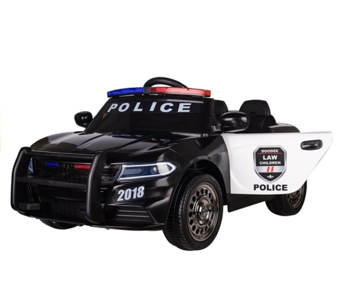 Police Electric Ride-On Car - Black