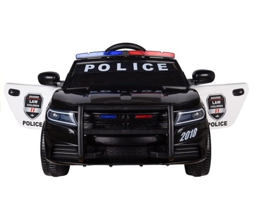 Police Electric Ride-On Car - Black