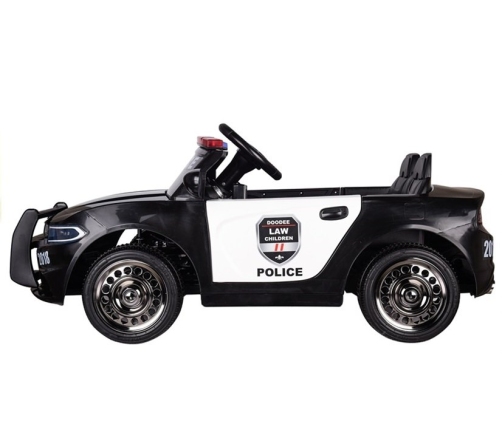 Police Electric Ride-On Car - Black