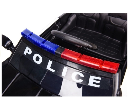 Police Electric Ride-On Car - Black