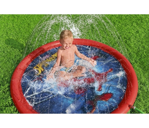 Inflatable Paddling Pool Mat With Fountain Spider-man 165 cm Bestway 98792