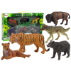 African Forest Animals Figure Set Bear Tiger