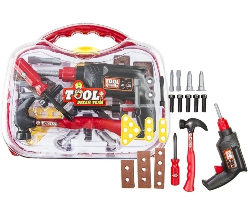 Big 22 PCS Tool Set Kit DIY Mechanic In A Suitcase Creative Construction Toy