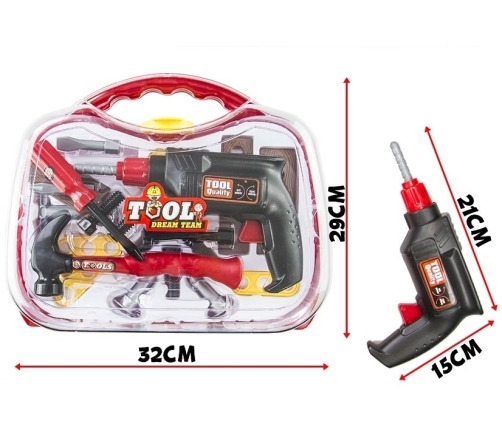 Big 22 PCS Tool Set Kit DIY Mechanic In A Suitcase Creative Construction Toy