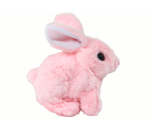 Walking Bunny Interactive Toy Short Hair Pink