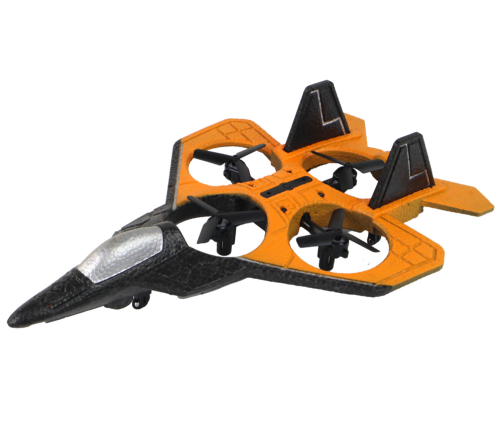 RC Drone Plane Orange Fighter Remote Controlled Pilot