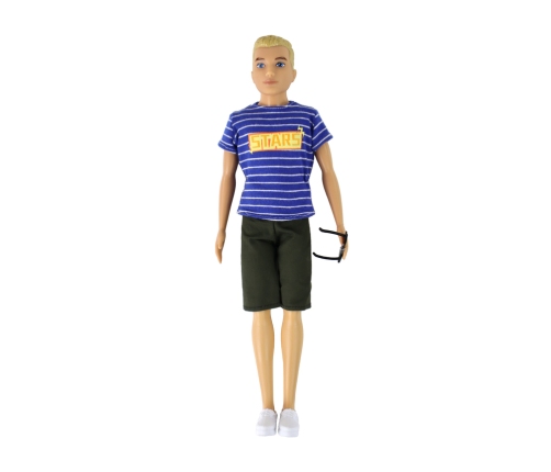 Children's Doll Boy Shirt Blond Hair