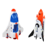 Set Space Mission Rocket Space Ships Space Vehicles 12 pieces