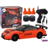 Remote Controlled Sports Car R/C 1:24 Orange Interchangeable Wheels