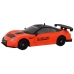 Remote Controlled Sports Car R/C 1:24 Orange Interchangeable Wheels