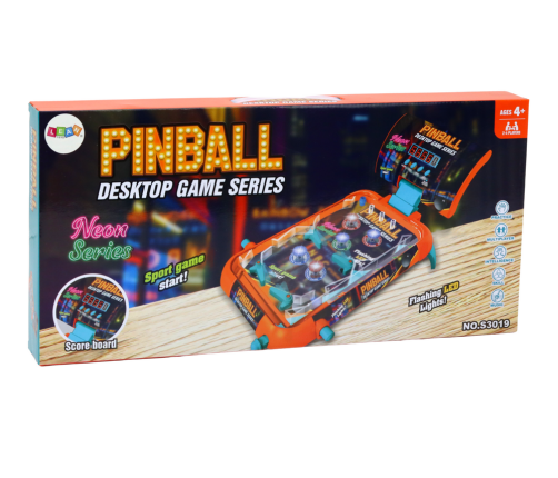 Pinball Arcade Game LED Lights Sounds Scoreboard