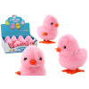 Jumping Chicken Wind-Up Plush Toy Decoration Pink