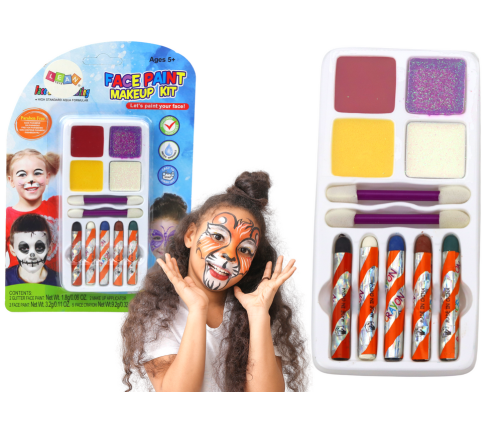 Face Painting Set Glitter Paints Crayons