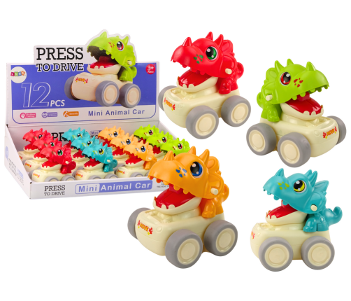 Car Dinosaur Triceratops Push Drive 4 Types