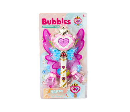 Soap Bubble Machine Wand With Wings Lights Sounds