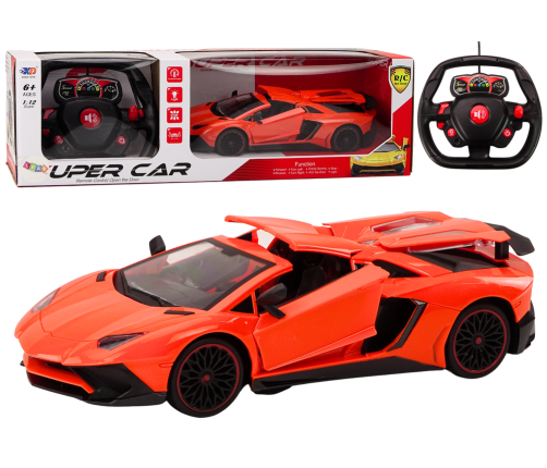 RC Sports Car 1:12 Opening Doors Orange