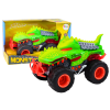 Off-Road Car Dinosaur T-Rex Lights Sounds Drive Green