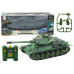 Remote Controlled Military Tank RC 1:28 Rotating Turret Green