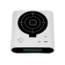 Gun Alarm Clock with Laser Pistol White