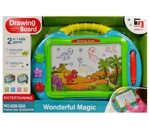 Magnetic Drawing Board with Stamps