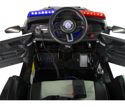 Bērnu elektroauto Police BBH0007 Black