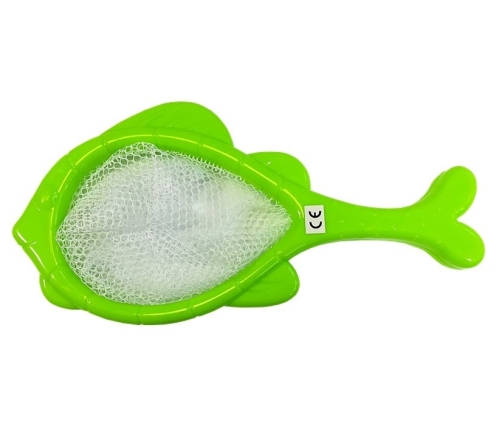 Big Set of Toy Fish For Bathing + Strainer