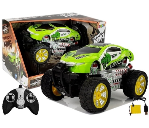 Remote Controlled Car 1:16 R/C Off-road Car Green