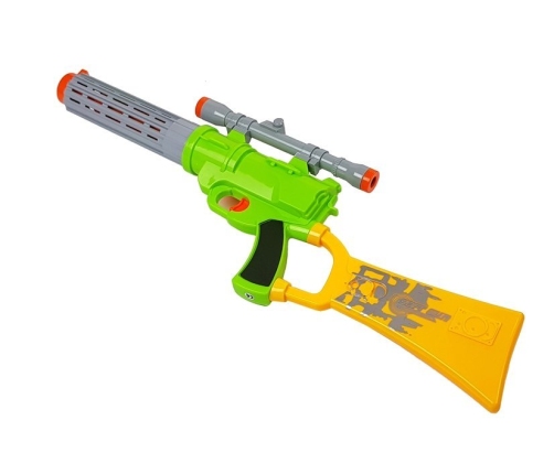 Foam Cartridge Rifle with target for shooting Green