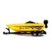 Wohnmobile with a Yellow Motorboat and 1:48 Friction Drive