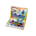 Magnetic Jigsaw Book Vehicles Cards Helicopter Police