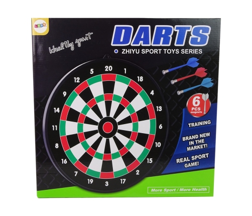 Dart Board with Magnetic Darts 6 pieces