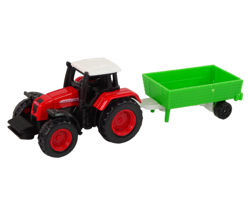 Farm Set Tractor Trailer Cow 1:64