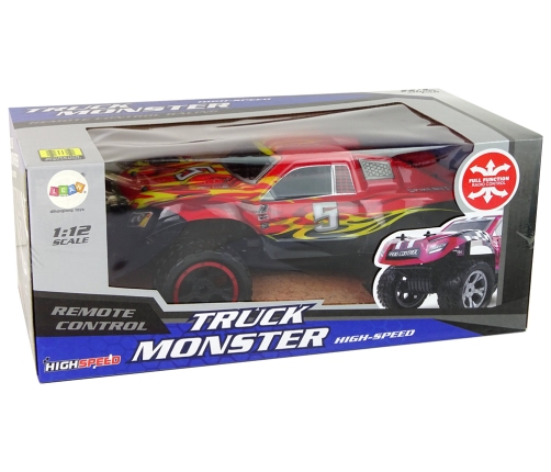 Remote Controlled Car R/C 1:12 20 km/h Red