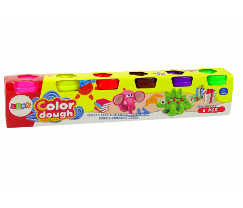 Animal Play Dough Set 6 Colors Cups