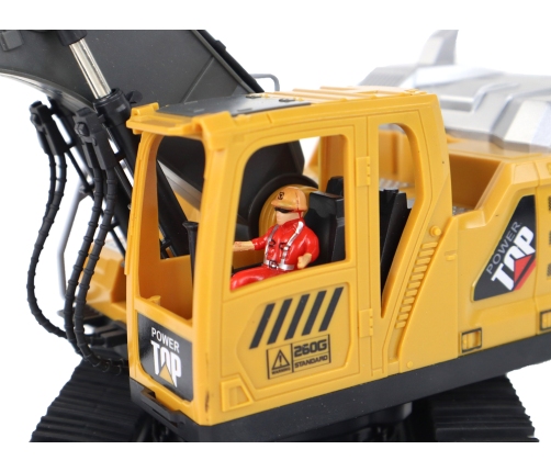 Construction Vehicle Remote Controlled Excavator RC 14 Channels Yellow 1:14