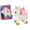 Unicorn Plush Sleeping Animal Lullaby White With Stars Set