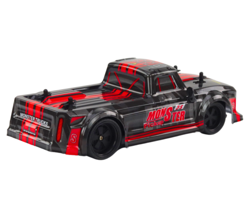 Remote Controlled Car Pick-Up 1:18 Rubber Tires Red