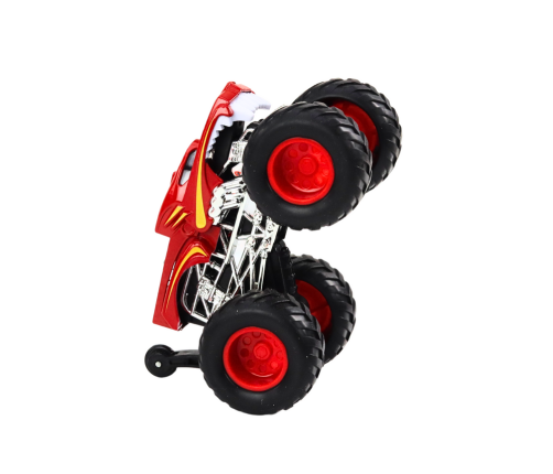 Toy Car Off-Road Vehicle Big Rubber Wheels Red