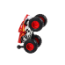 Toy Car Off-Road Vehicle Big Rubber Wheels Red