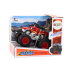 Toy Car Off-Road Vehicle Big Rubber Wheels Red