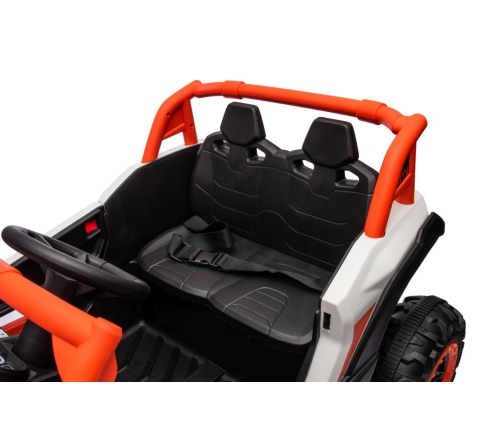 Divvietīgs bērnu elektromobilis Bagijs UTV NEL-901 4x4 Orange