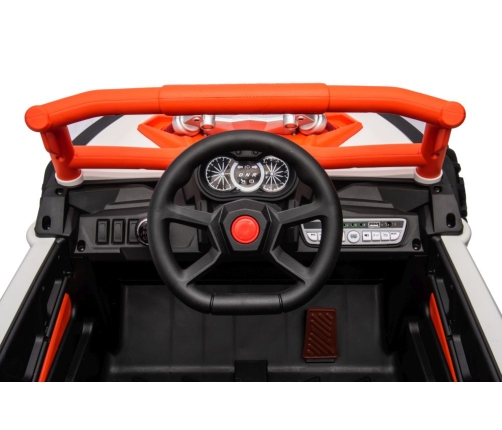 Divvietīgs bērnu elektromobilis Bagijs UTV NEL-901 4x4 Orange