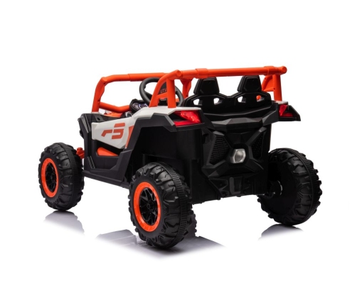 Divvietīgs bērnu elektromobilis Bagijs UTV NEL-901 4x4 Orange