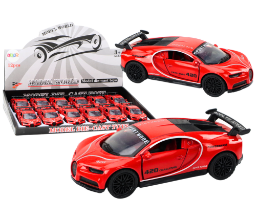 Car Sports Car 1:32 Friction Drive Red